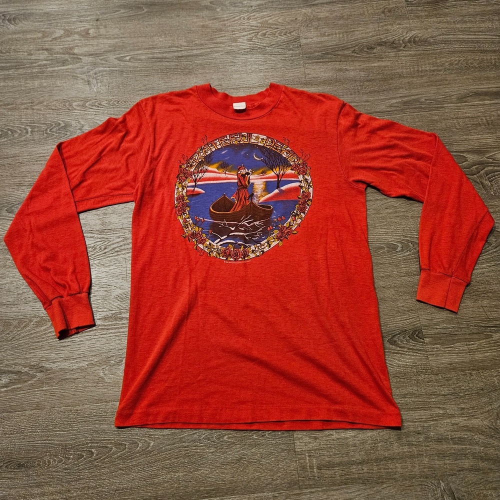 Vintage 1983 Grateful Dead T Shirt Small Jeff Bedrick Scully Long Sleeve USA